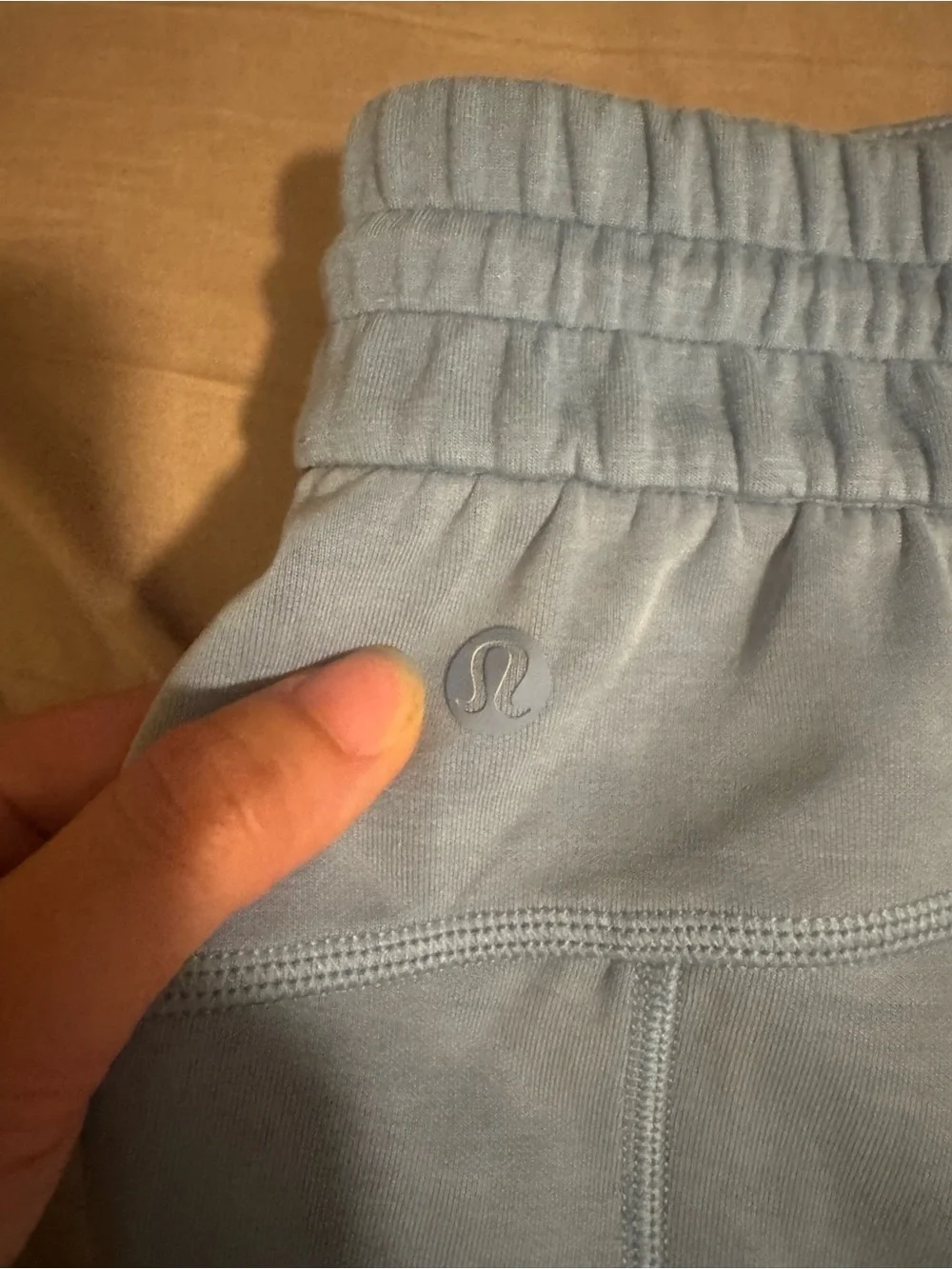 Lululemon Softstreme High Rise Shorts 4” Light Blue Size 2
